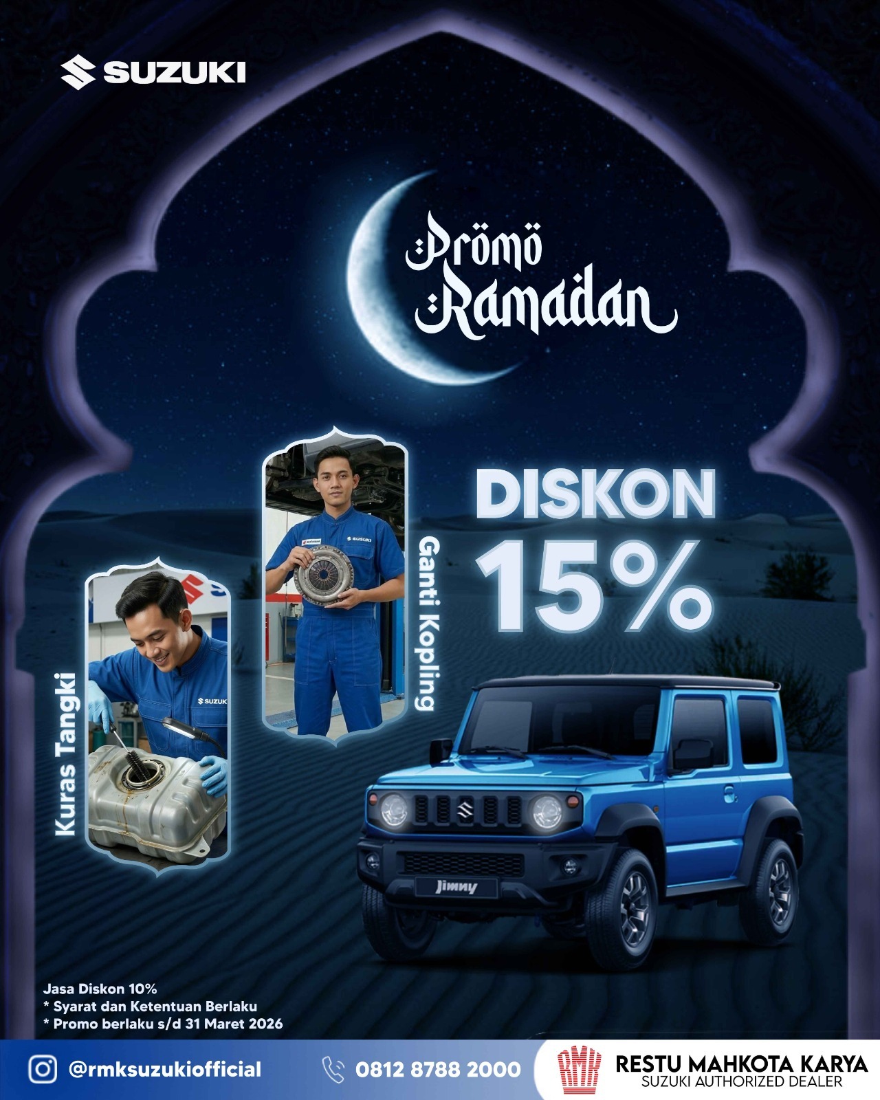 Promo Ganti Kopling&Kuras Tangki Ramadan Suzuki